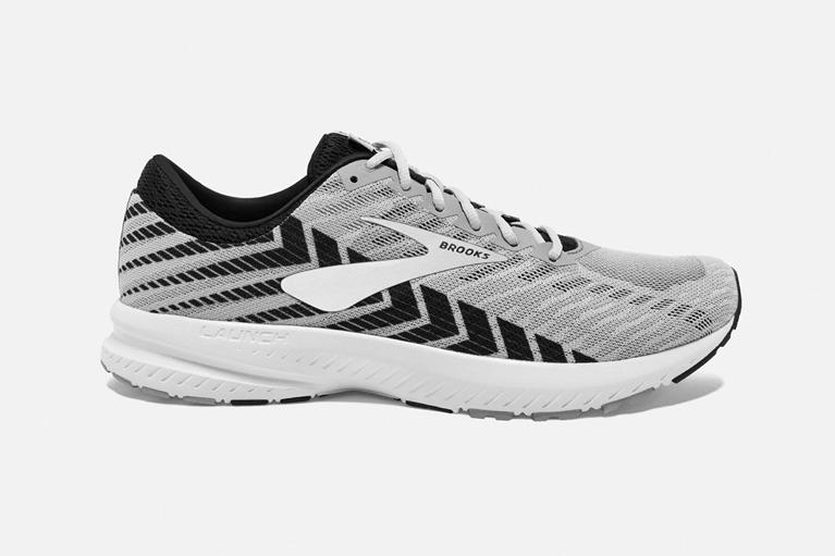 Brooks Launch 6 Mens Road Running Shoes - Grey - Indonesia (QTZV-42196)